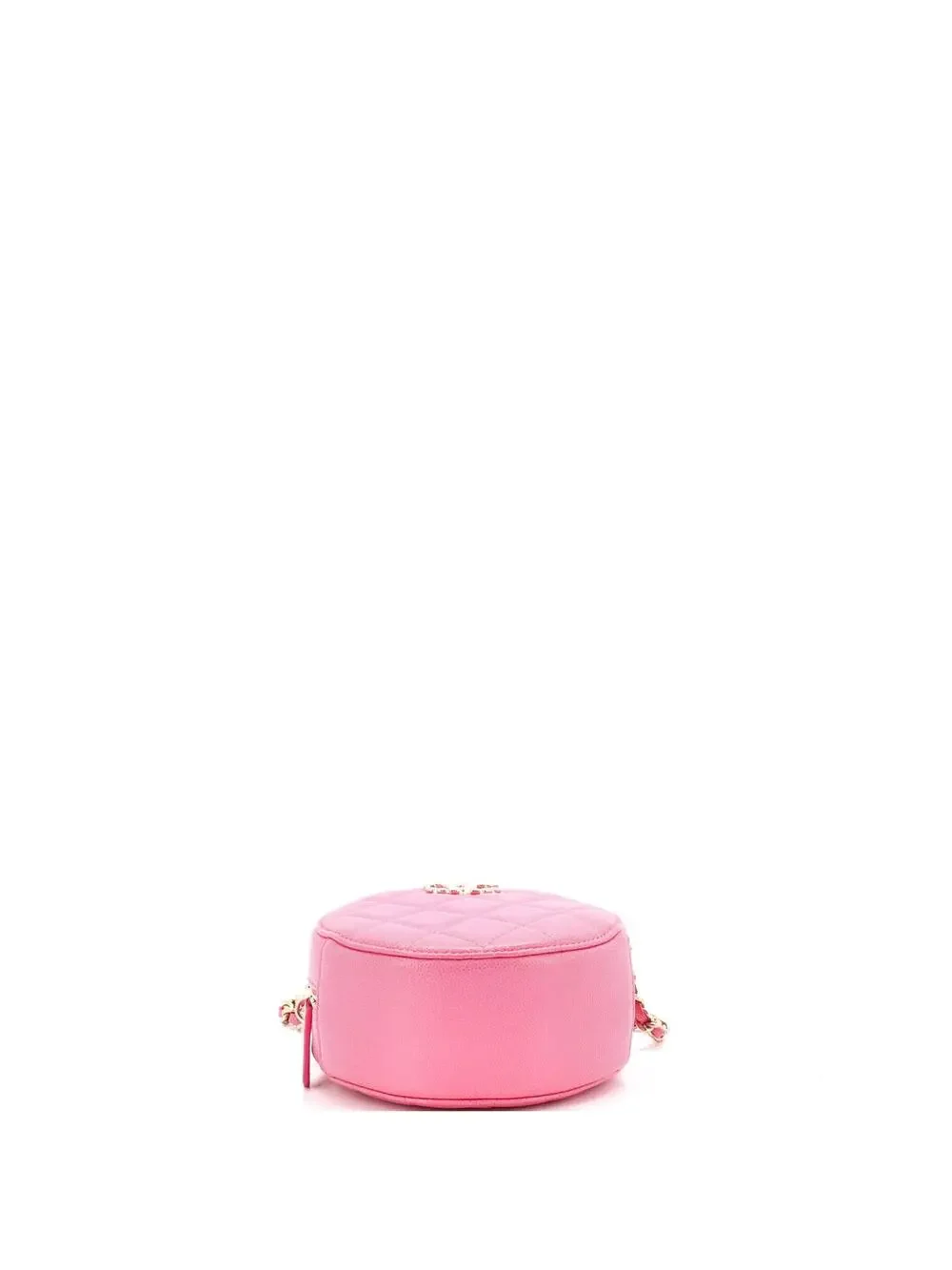 Chanel Round Clutch With Chain Quilted #277156C29B